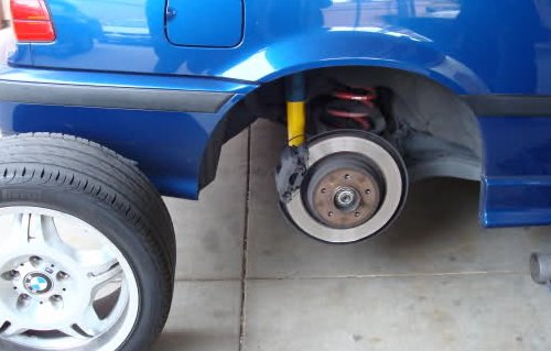 BMW E36 rear brakes