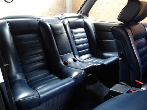 BMW E24 rear seats