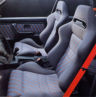BMW E30 M3 Evo Sport interior