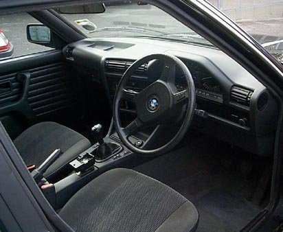 BMW e30 interior