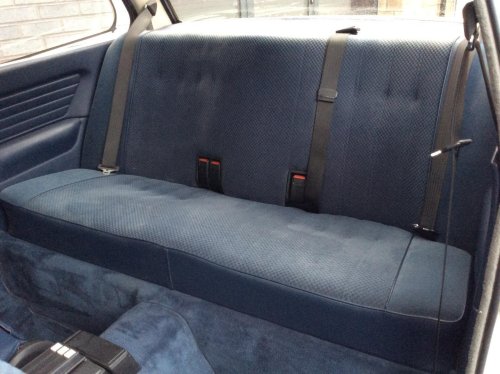 BMW e30 rear seat