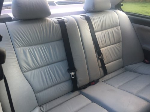 BMW E36 coupe rear seat