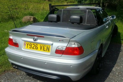 BMW E46 wind deflector