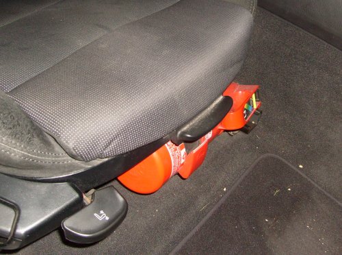 BMW E46 fire extinguisher