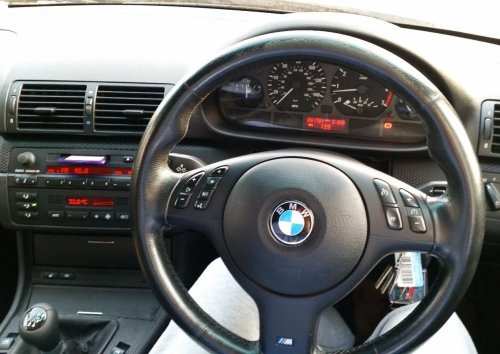 BMW E46 steering wheel