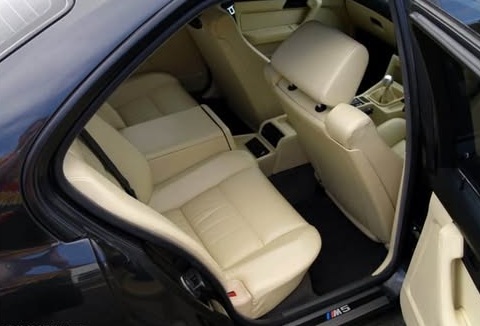 E34 M5 rear seat